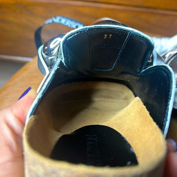 NEW | JW ANDERSON CHAIN LOAFER LEATHER MULES - New w/o box | Sold-out color - Picture 5 of 10